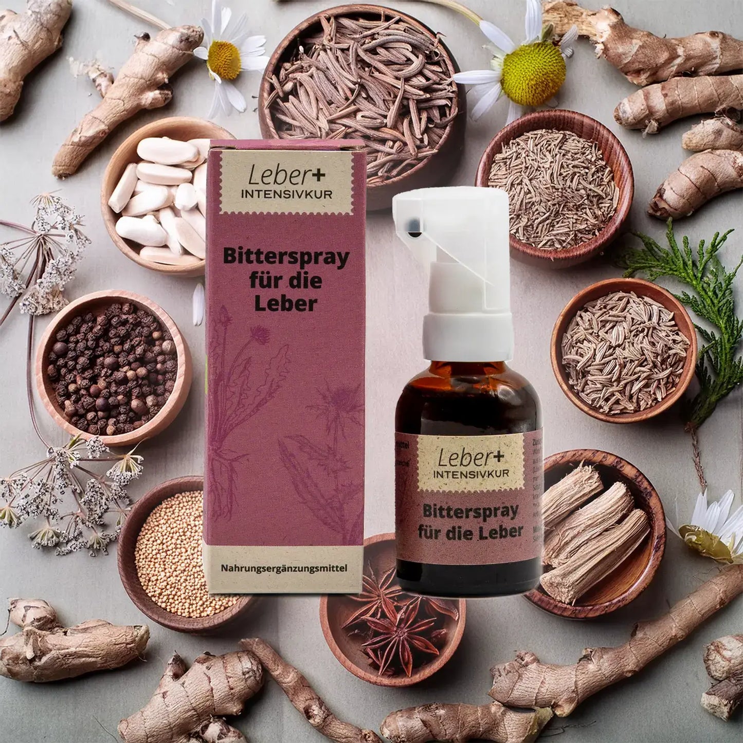 Bitterspray für die Leber - alkoholfrei