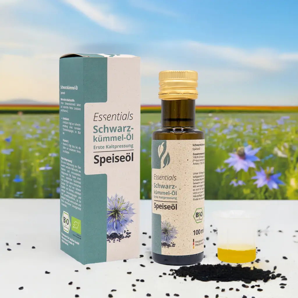 Bio Schwarzkümmelöl (100 ml) kaltgepresst
