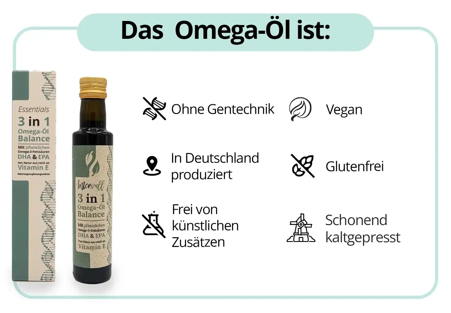 Omega-Öl Balance