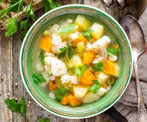 Rezept - Abendessen am Aufbautag (227 Kcal)