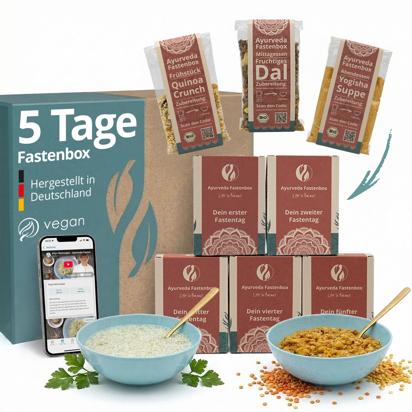 5 Tage Fastenbox - Ayurveda