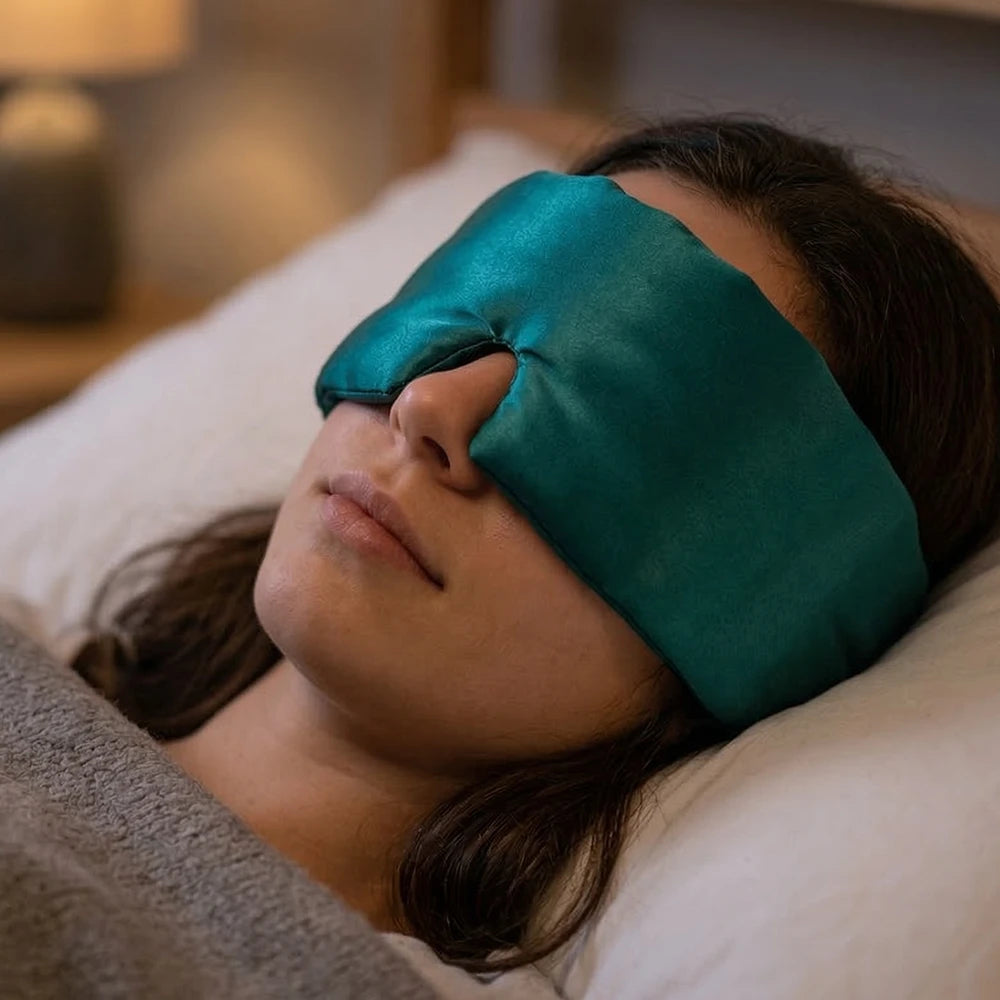 Premium Seidensatin Schlafmaske