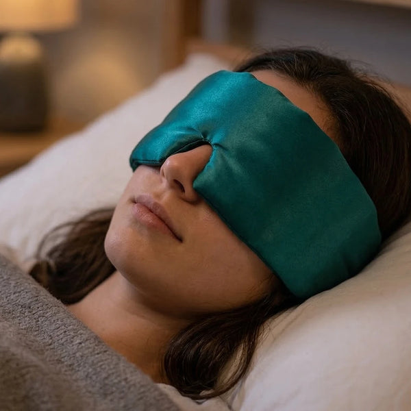 Premium Seidensatin Schlafmaske