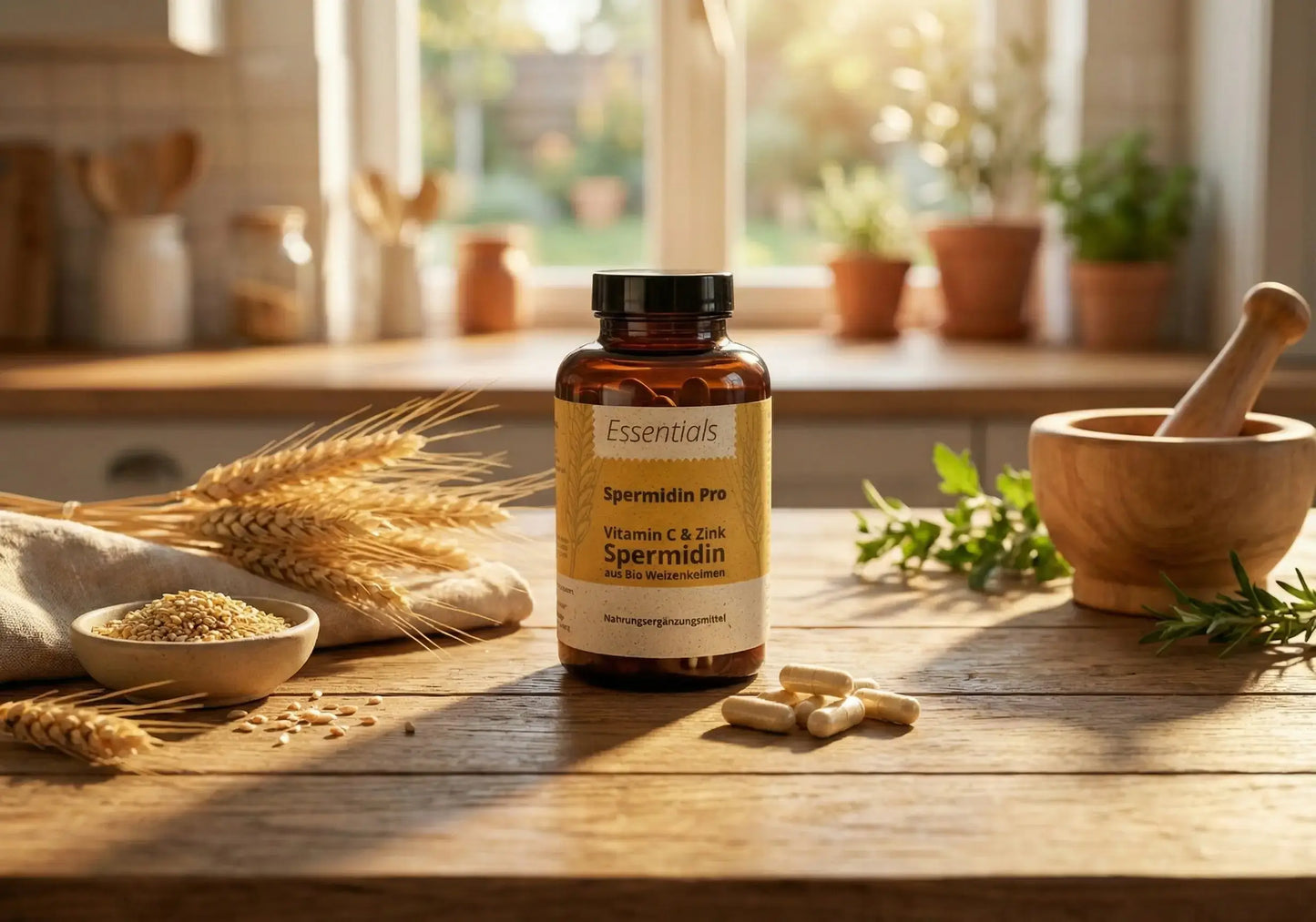 Spermidine Pro Capsules with Vitamin C &amp; Zinc