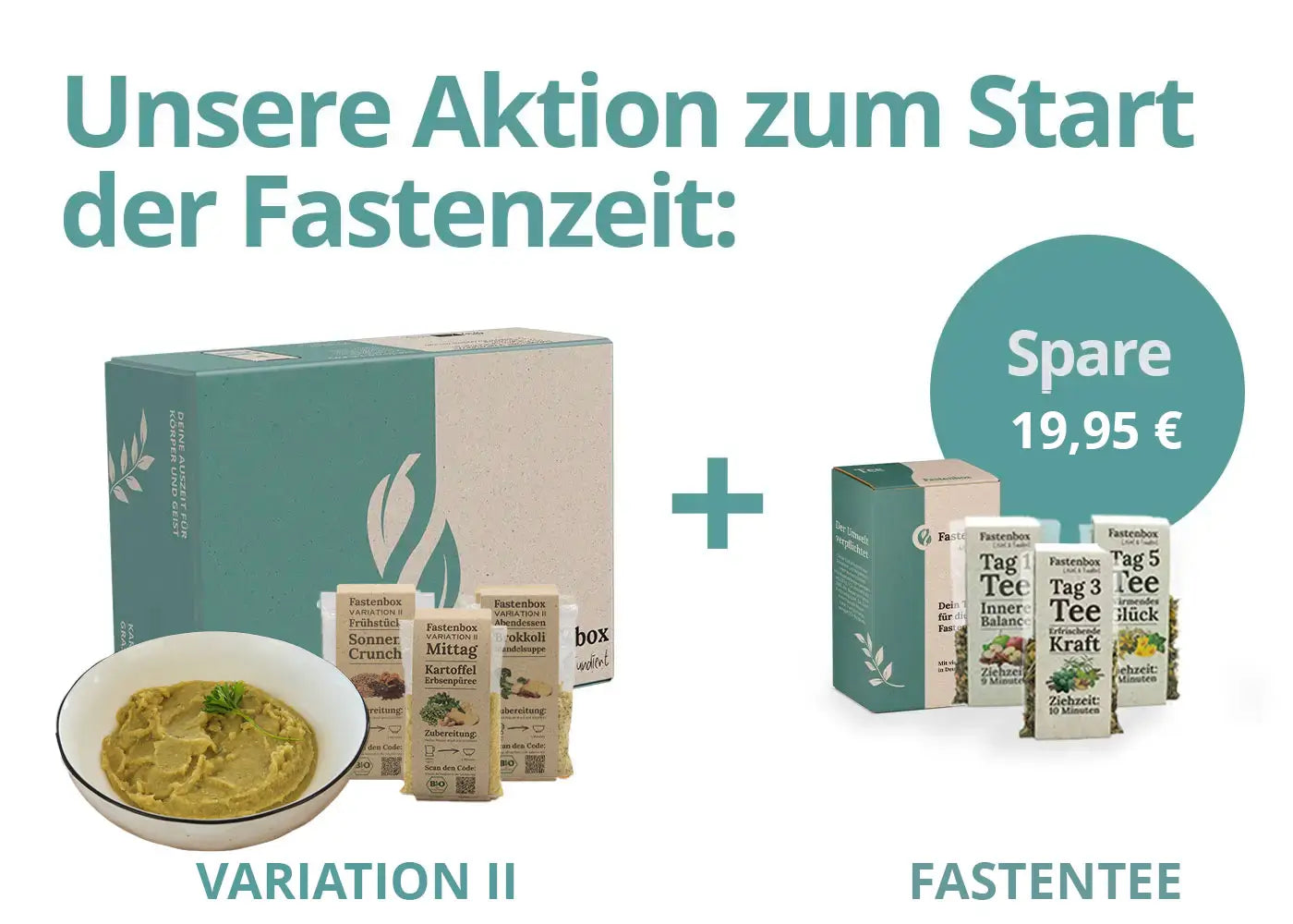 Angebot zur Fastenzeit - Fastenbox + Tee