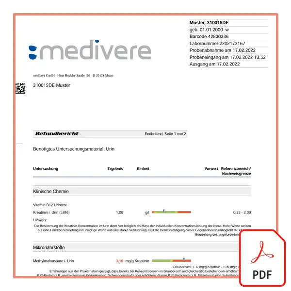 medivere Vitamin B12 Urintest