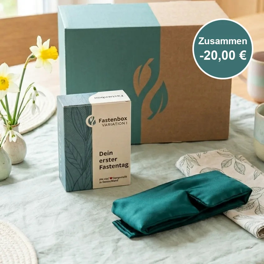 Muttertagsaktion: Fastenbox + Schlafmaske